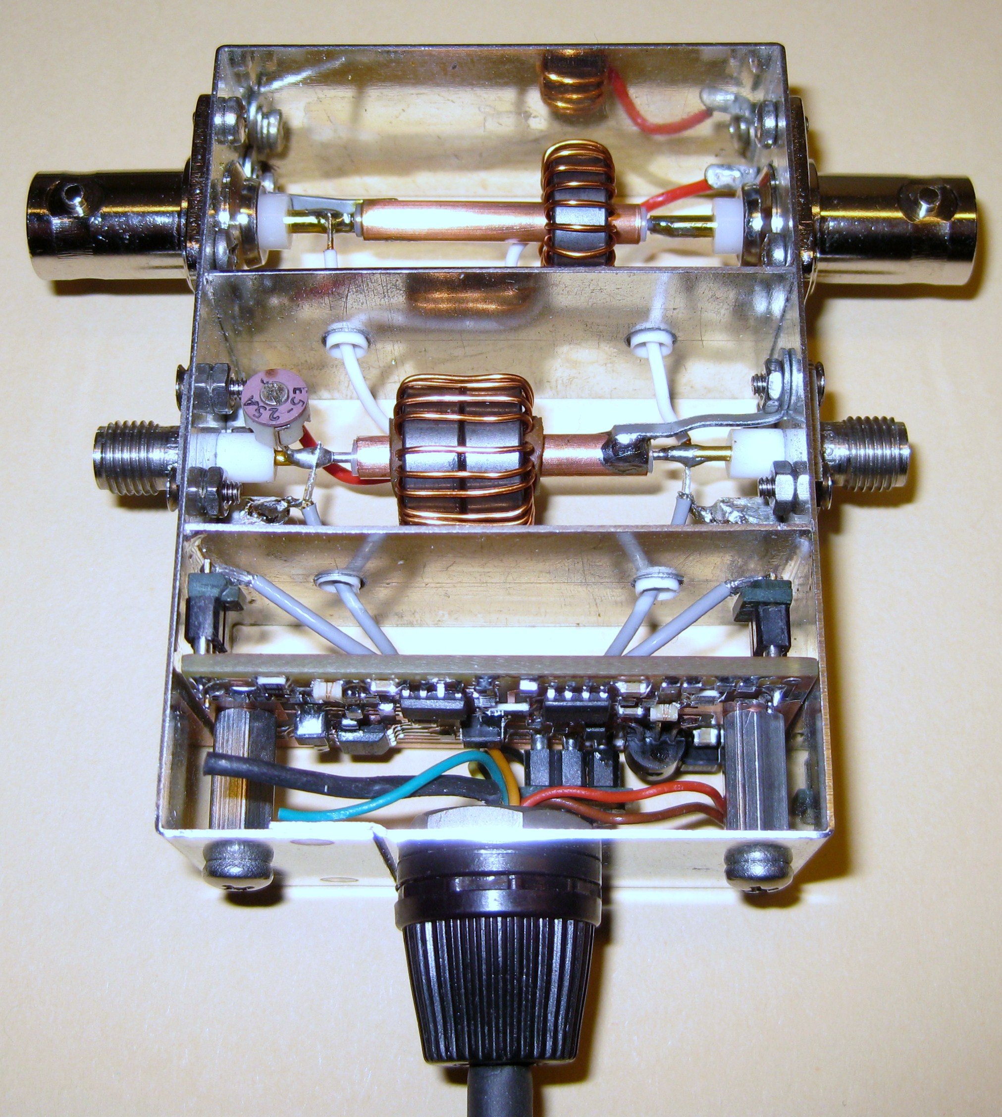 AD8307 SWR-/Power Detektor Aufbau
